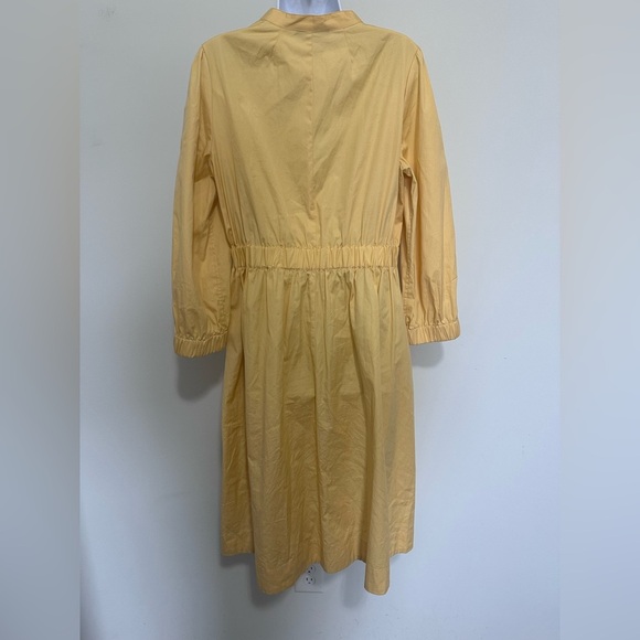 J.Crew Cinched-waist cotton poplin midi dress - Picture 8 of 11